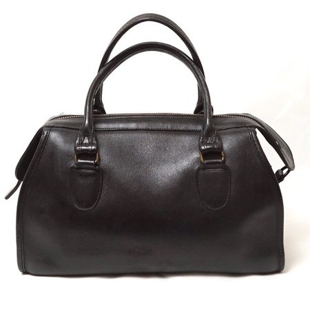 Coach Bags | Vintage Black Leather Doctor Handbag | Poshmark