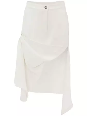 JW Anderson Asymmetric Draped Skirt - Farfetch