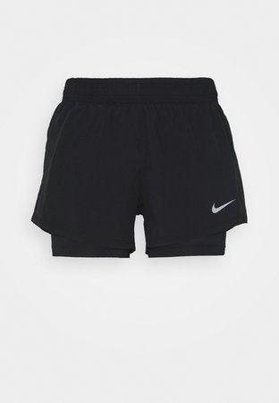 Nike Performance SHORT - Pantalón corto de deporte - black/black/black/wolf grey - Zalando.es