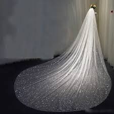 wedding veil sparkly - Google Search