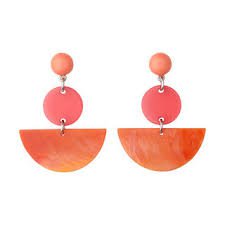 resin earrings pink - Google Search
