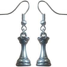 chess earrings - Google Search