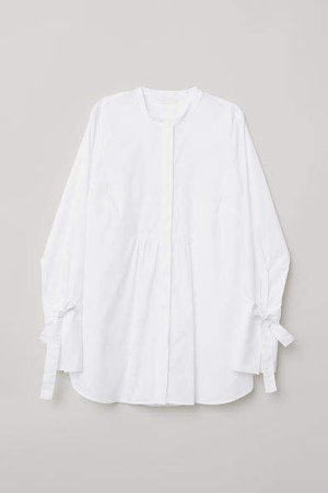 MAMA Cotton Shirt - White