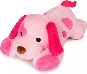 Amazon.com: MUFEIRUO Dog Weighted Stuffed Animals for Kids Girls Adults, 23.6" Cute Large Weighted Plush Animal, Soft Strawberry Dog Plush Toys Hugging Pillow, Big Stuffed Animals Gifts for Birthday : Toys & Games