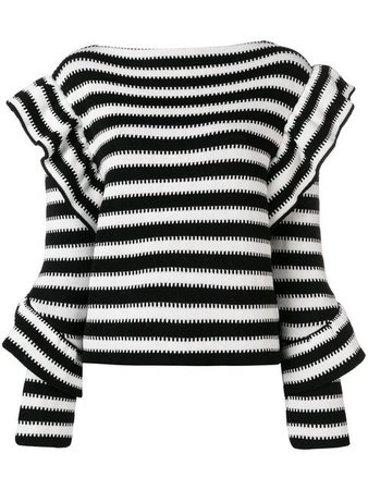 Philosophy Di Lorenzo Serafini striped knitted jumper $491 - Buy Online - Mobile Friendly, Fast Delivery, Price