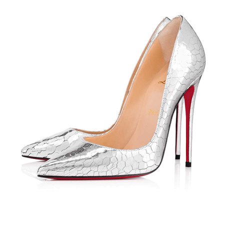 So Kate 120 Silver Specchio/Laminato - Women Shoes - Christian Louboutin