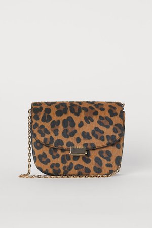 Small Shoulder Bag - Beige/leopard print - Ladies | H&M US