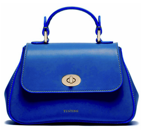 Tustings Holly purse in cobalt blue