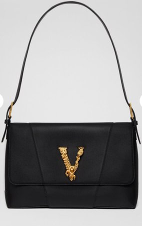 Versace large virtus shoulder bag
