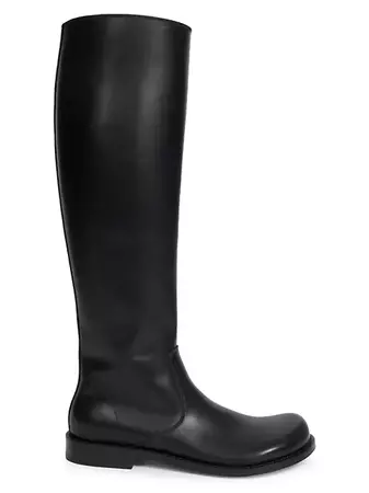 Shop LOEWE Tierra Leather Knee-High Boots | Saks Fifth Avenue