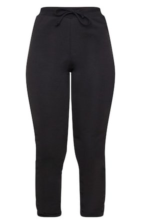 Black Ultimate Marl Sweat Joggers | Pants | PrettyLittleThing USA