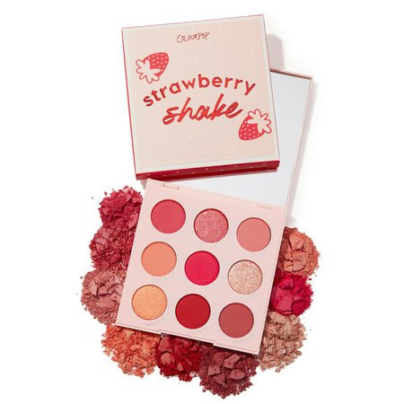 Strawberry Shake Pink Eyeshadow Palette | ColourPop