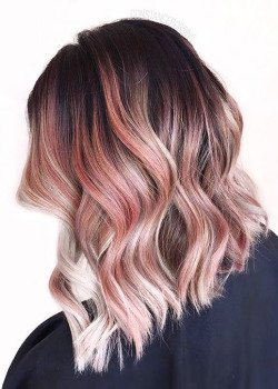 Rose Gold & Pink Hair
