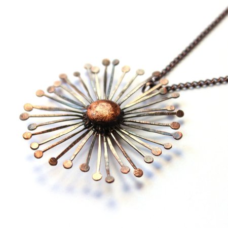 dandelion necklace