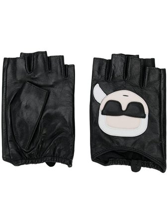 Karl Lagerfeld Ikonic Fingerless Gloves - Farfetch
