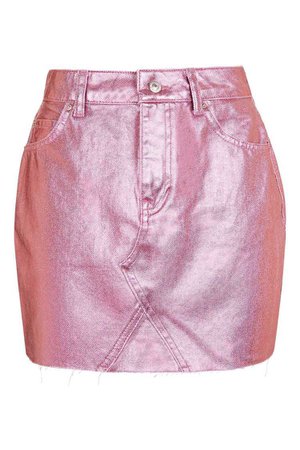MOTO Pink Metallic Skirt - Skirts - Clothing - Topshop