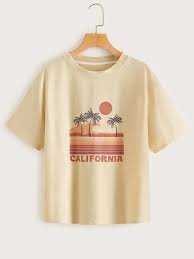 romwe california shirt - Google Search