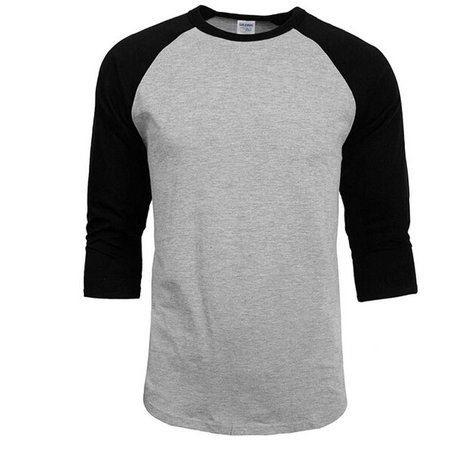 2018 New Fashion T Shirt Men Design O Neck T Shirt Men'S Casual 100% Cotton 3/4 Sleeve Tshirt Hot Sale Raglan Jersey