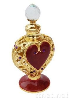 heart love potion glass bottle perfume