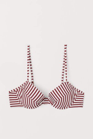 Padded Bikini Top - Red
