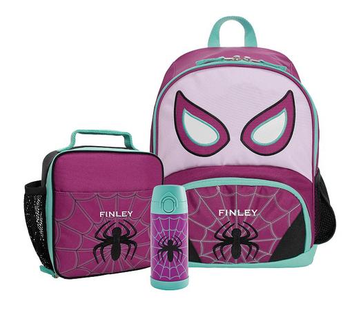spider-Gwen backpack pottery barn
