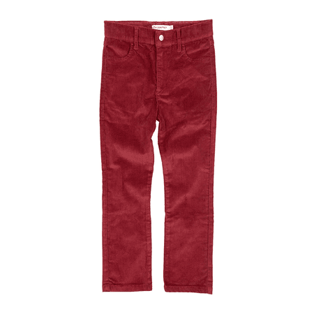 SKINNY CORDS  TIBETAN RED pants $36
