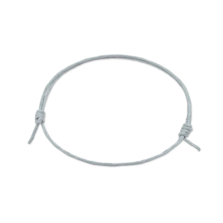 white string bracelet