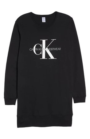 Calvin Klein Monogram Lounge Sleep Shirt | Nordstrom