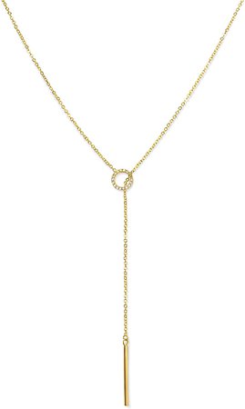 gold y necklace - Google Search
