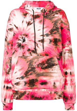 pink abstract hoodie