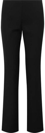 Danu Wool-blend Straight-leg Pants - Black