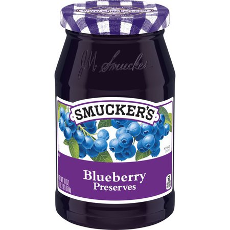 Smucker's Blueberry Preserves, 18-Ounce - Walmart.com - Walmart.com