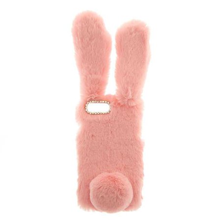 Pink Fur Bunny Phone Case | Claire's US