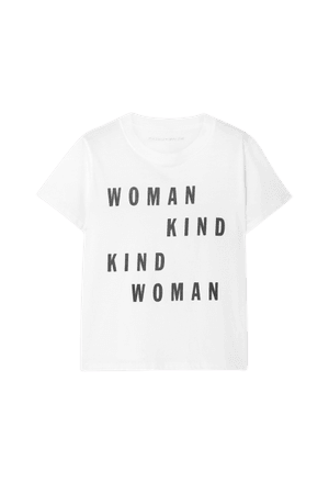 ROXANNE ASSOULIN International Women's Day printed cotton-jersey T-shirt