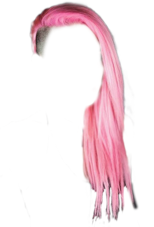 Neon Pink Half Side Shaved Hair (Heavenscent edit)