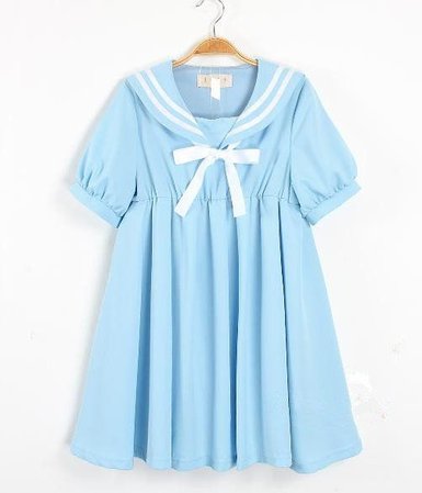 Spreepicky Pastel Blue Sailor Dress