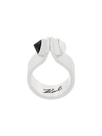 Karl Lagerfeld cufflink ring, $85