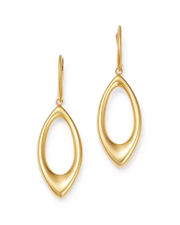 Bloomingdale's Open Tear Drop Earrings in 14K Yellow Gold - 100% Exclusive | Bloomingdale's