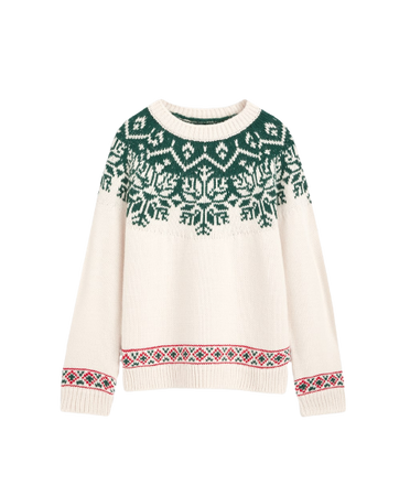 OYSHO Knit Jacquard Sweater