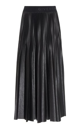 Pleated Jersey Midi Skirt by Givenchy | Moda Operandi