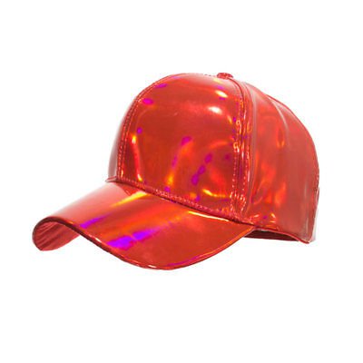 holographic red hat