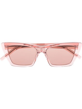 Saint Laurent Eyewear SL 276 Mica cat-eye Frame Sunglasses - Farfetch