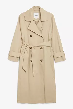 Classic trench coat - Beige - Coats & Jackets - Monki WW