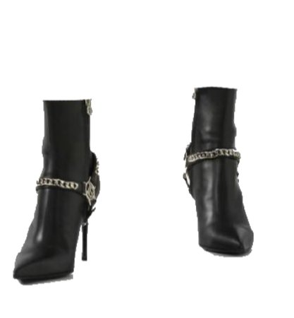 Balmain Ora 95mm harness ankle boots