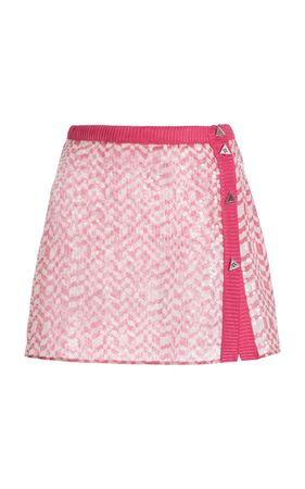 Rhinestone-Embellished Silk Mini Skirt By Missoni | Moda Operandi