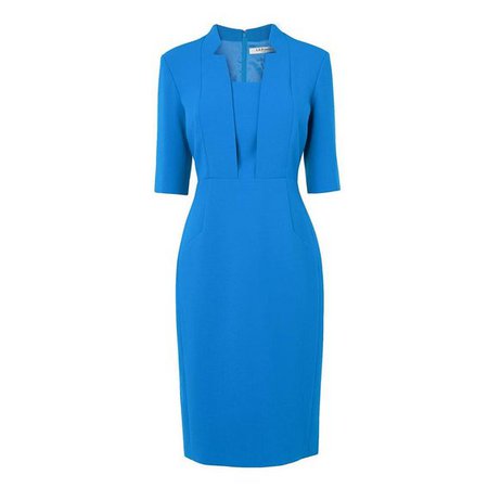 L.K. Bennett Detroit dress in blue • Kate Middleton Style Blog