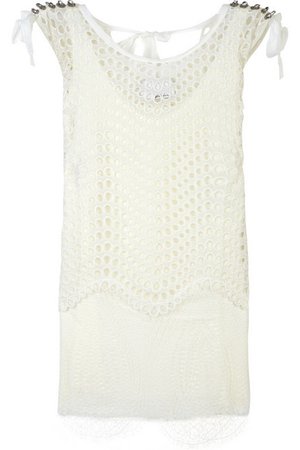 3.1 Phillip Lim | Rhinestone-embellished silk cutout dress | NET-A-PORTER.COM