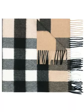 Burberry The Large Classic Cashmere Scarf in Check