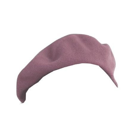 pink purple beret hat png