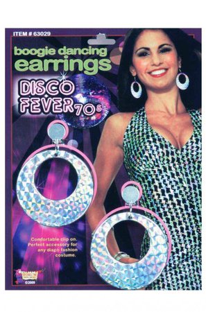 Boogie Dancing Disco Earrings